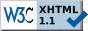 valid xhtml 1.1
